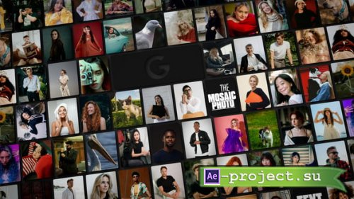 Videohive - Mosaic Photo Logo Reveal - 56569163 - Project for After Effects