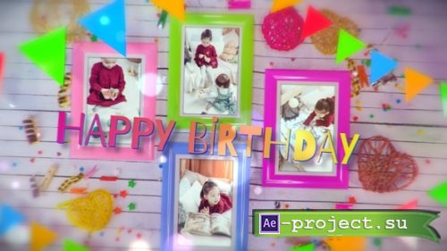 Videohive - Happy Birthday Party Slideshow - 56549212 - DaVinci Resolve Templates