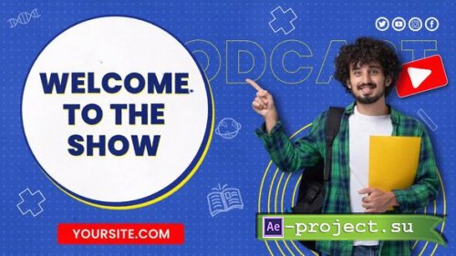 Videohive - Podcast Intro - 56665810 - Project for After Effects