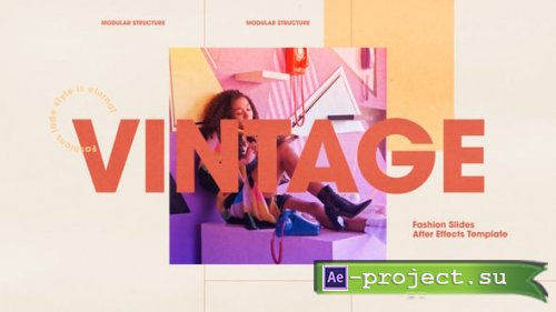 Videohive - Vintage Glam Fashion Slides - 56639946 - Project for After Effects