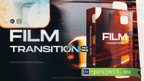 Videohive - Film Transitions for DaVinci Resolve - 56629495