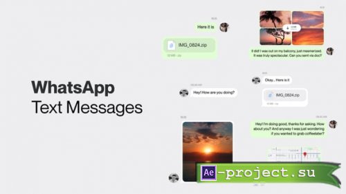 Videohive - WhatsApp Message Tool - 56388945 - Project for After Effects