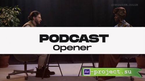 Videohive - Podcast Opener | Intro - 56780138 - Project for After Effects