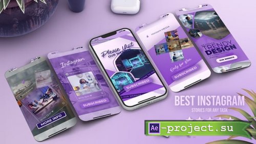 Videohive - Instagram Stories Vertical - 56911916 - Project for After Effects