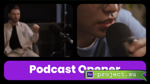 Videohive - Podcast Opener - 56940310 - Project for After Effects
