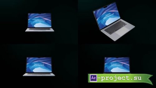 Videohive - 4k laptop Mocup Alpha channel 02 - 56975157 - Project for After Effects