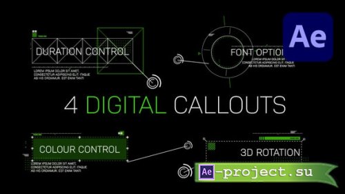 Videohive - Digital Callouts - 56993919 - Project for After Effects