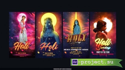 Videohive - Holi Stories - 56966845 - Project for After Effects