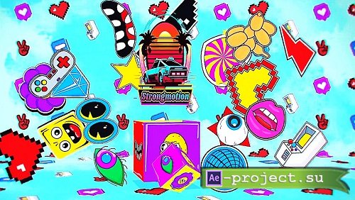 Colorful Cartoon Unboxing Logo 3160714 - Project for After Effects