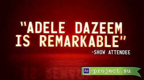 Theater Lights Titles 787600 - After Effects Templates