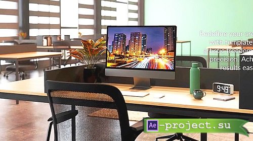 Desktop Office Computer Mockup 2737113 - Project for After Effects