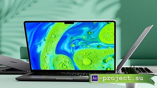 Rotating Laptops Screen Mockup Scene 2573127 - Project for After Effects