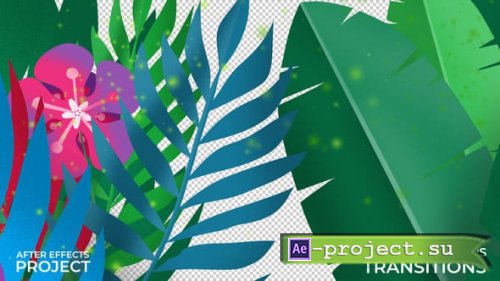 Videohive - Leaves & Flowers Transitions - 56929546 - Project for After Effects