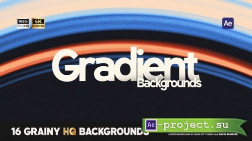 Videohive - Grainy Gradient Backgrounds - 57058702 - Project for After Effects