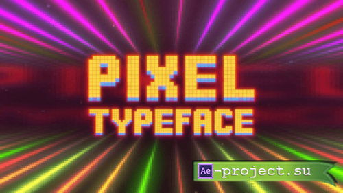 Videohive - Pixel Alphabet - 56992967 - Project for After Effects