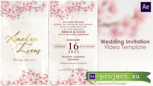 Videohive - Wedding Invitation 2 - 57013500 - Project for After Effects