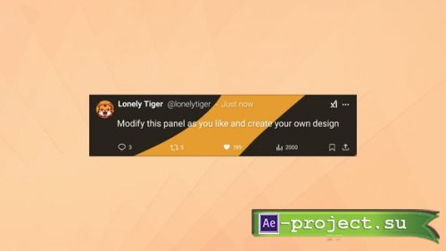 Videohive - After Effects Twitter Post Generator - 57016127 - Project for After Effects