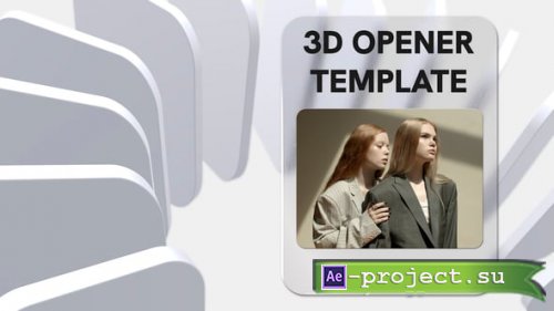 Videohive - 3D Opener - 57056192 - Project for After Effects