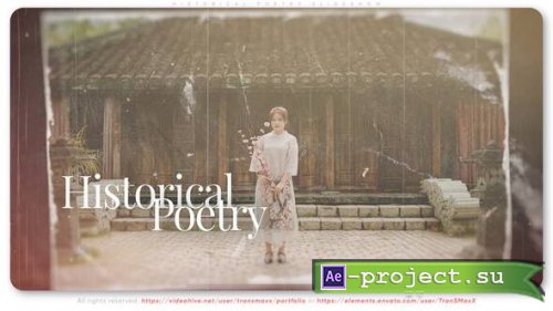Videohive - Historical Poetry Slideshow - 57055864 - Project for After Effects