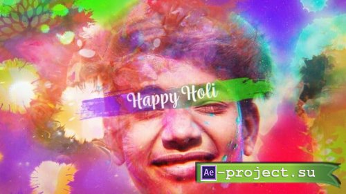 Videohive - Holi Photo Opener - 57061877 - Project for After Effects