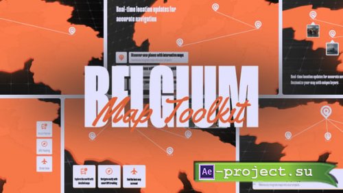 Videohive - Belgium Map Toolkit - 57061901 - Project for After Effects