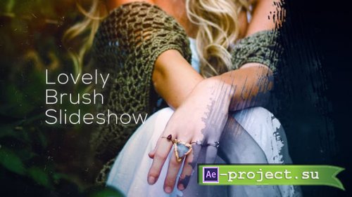Videohive - Lovely Brush Slideshow - 57112238 - Project for After Effects