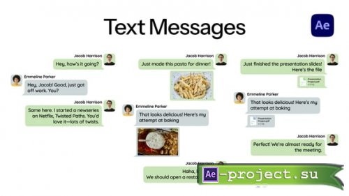Videohive - Text Message Chat - 55332551 - Project for After Effects