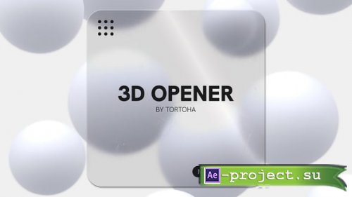 Videohive - 3D Opener Without Placeholder - 57129318 - Project for After Effects