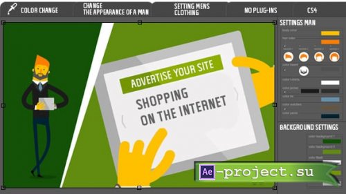 Videohive - Shopping on the Internet - 10374708 - Project for After Effects