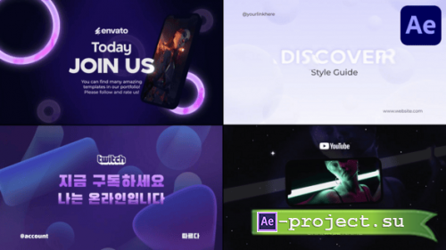 Videohive - Stylish Gradient Typography for After Effects - 57185603 - Project for After Effects