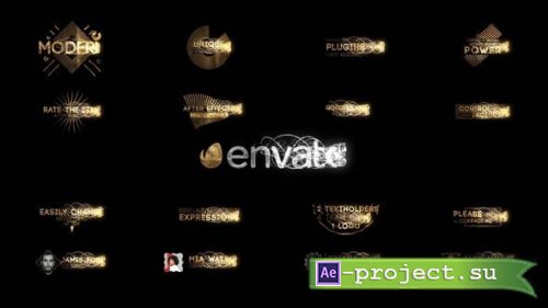 Videohive - Golden Titles V.5 - 57193932 - Project for After Effects