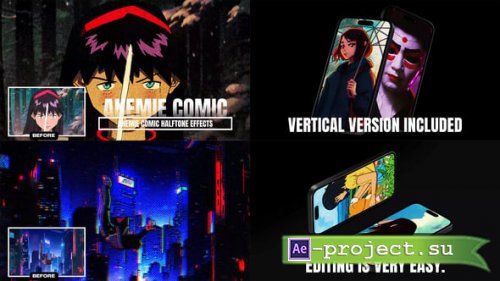 Videohive - Anemie Comic Halftone Effects - 57163392 - Project for After Effects