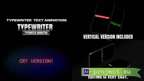 Videohive - Typewriter animation Pack - 57153394 - Project for After Effects