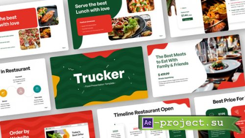 Videohive - Trucker Food Video Display After Effect Template - 57201466 - Project for After Effects