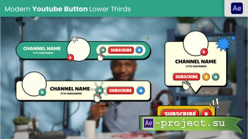 Videohive - Youtube Button Pack | V2 - 57218856 - Project for After Effects