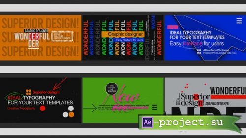 Videohive - Typo Scenes 0.2 - 57222307 - Project for After Effects