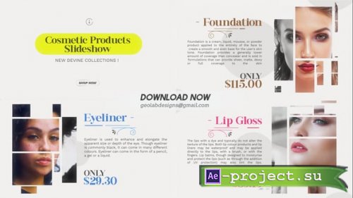Videohive - Cosmetic Products Slideshow - 53369365 - Project for After Effects