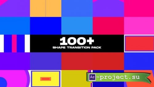 Videohive - Shape Transitions Pack - 57223446 - Project for After Effects