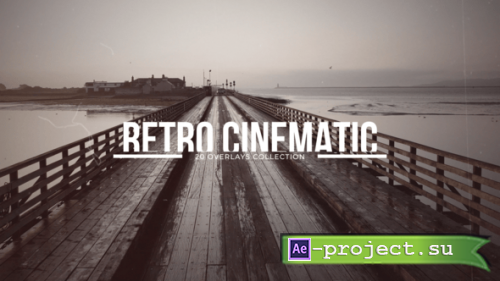 Videohive - 20 Cinematic Retro Overlays - 57265639 - Project for After Effects