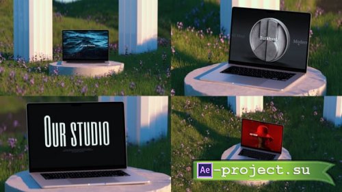 Videohive - Nature Laptop Mockup - 57271237 - Project for After Effects