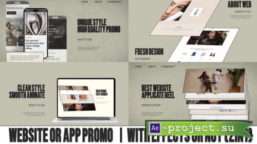 Videohive - Website And App Promo 2in1 - 57271998 - Project for After Effects