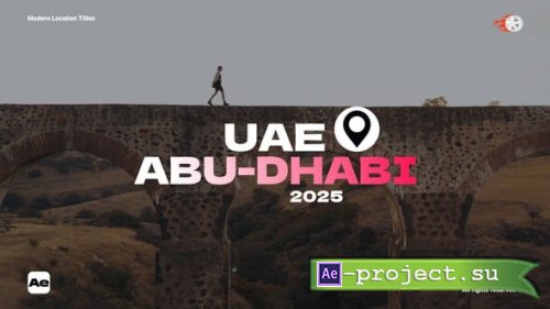 Videohive - Modern Location Titles - 57258255 - Project for After Effects