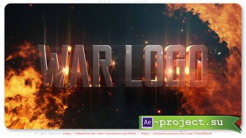 Videohive - War Title Logo - 57283623 - Project for After Effects