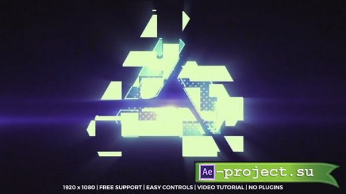 Videohive - Glitch Pixel Logo Reveal - 57256860 - Project for After Effects