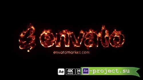 Videohive - Logo In Fire - 57344370 - Project for After Effects