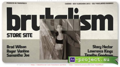 Videohive - Brutalism - Store Promotion - 57316803 - Project for After Effects
