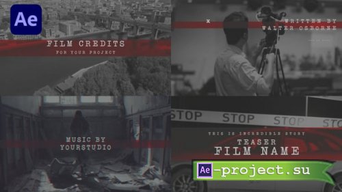 Videohive - Film Credits for After Effects - 57314382 - Project for After Effects