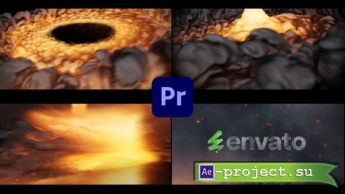 Videohive - Fire Twister Explosion Smoke Sparks Opener - 57316665 - Premiere Pro Templates