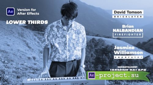 Videohive - Lower Thirds Text - 57318017 - Project for After Effects