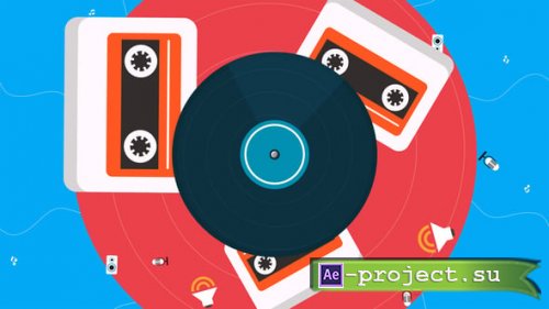 Videohive - Music Logo - 28416825 - Project for After Effects